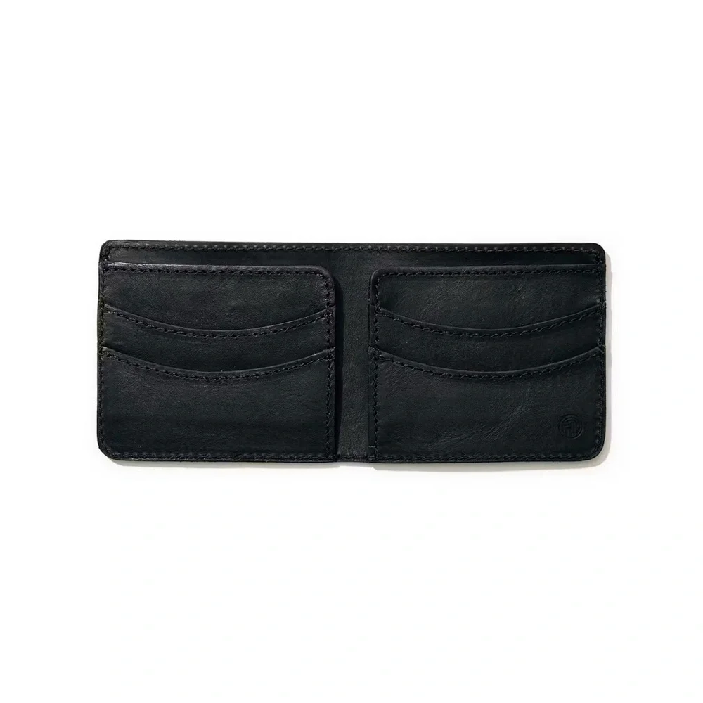 Flint and Tinder (Huckberry) Black Leather Wallet